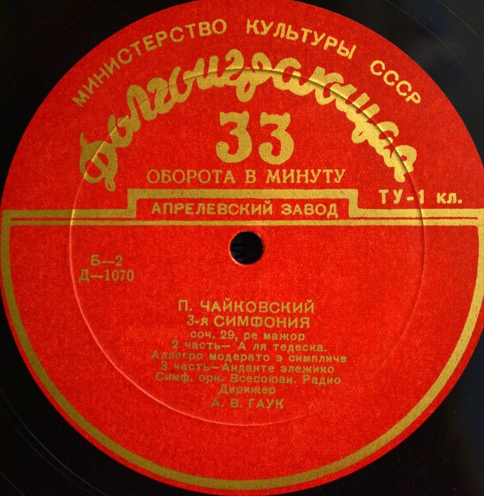 П. ЧАЙКОВСКИЙ. Симфония № 3, Симфоническая баллада "Воевода"