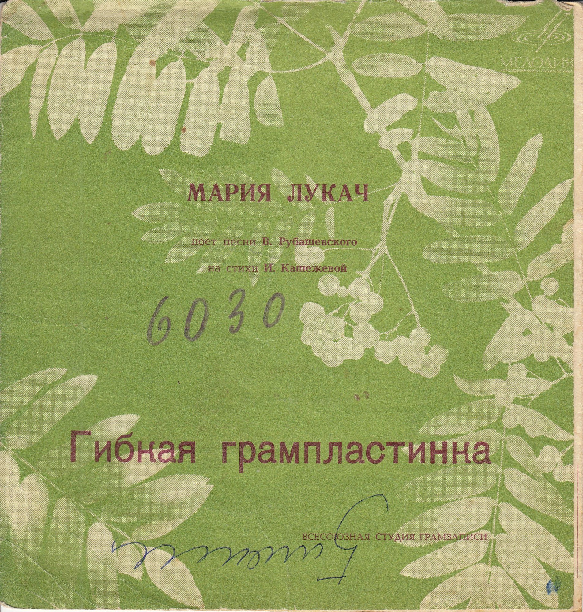 Мария Лукач поёт песни В. Рубашевского на стихи И. Кашежевой