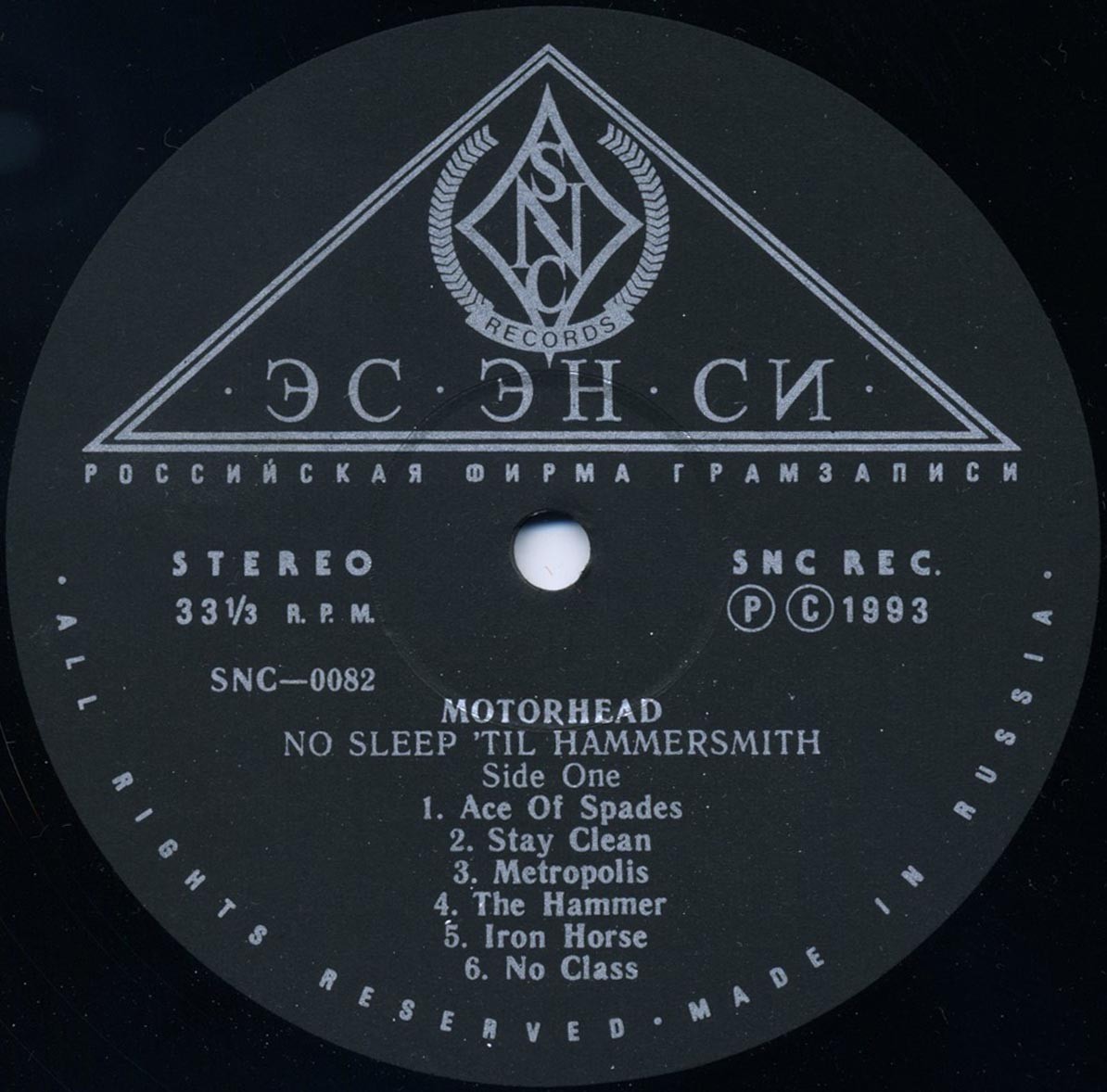 Motorhead. "No Sleep 'Til Hammersmith"