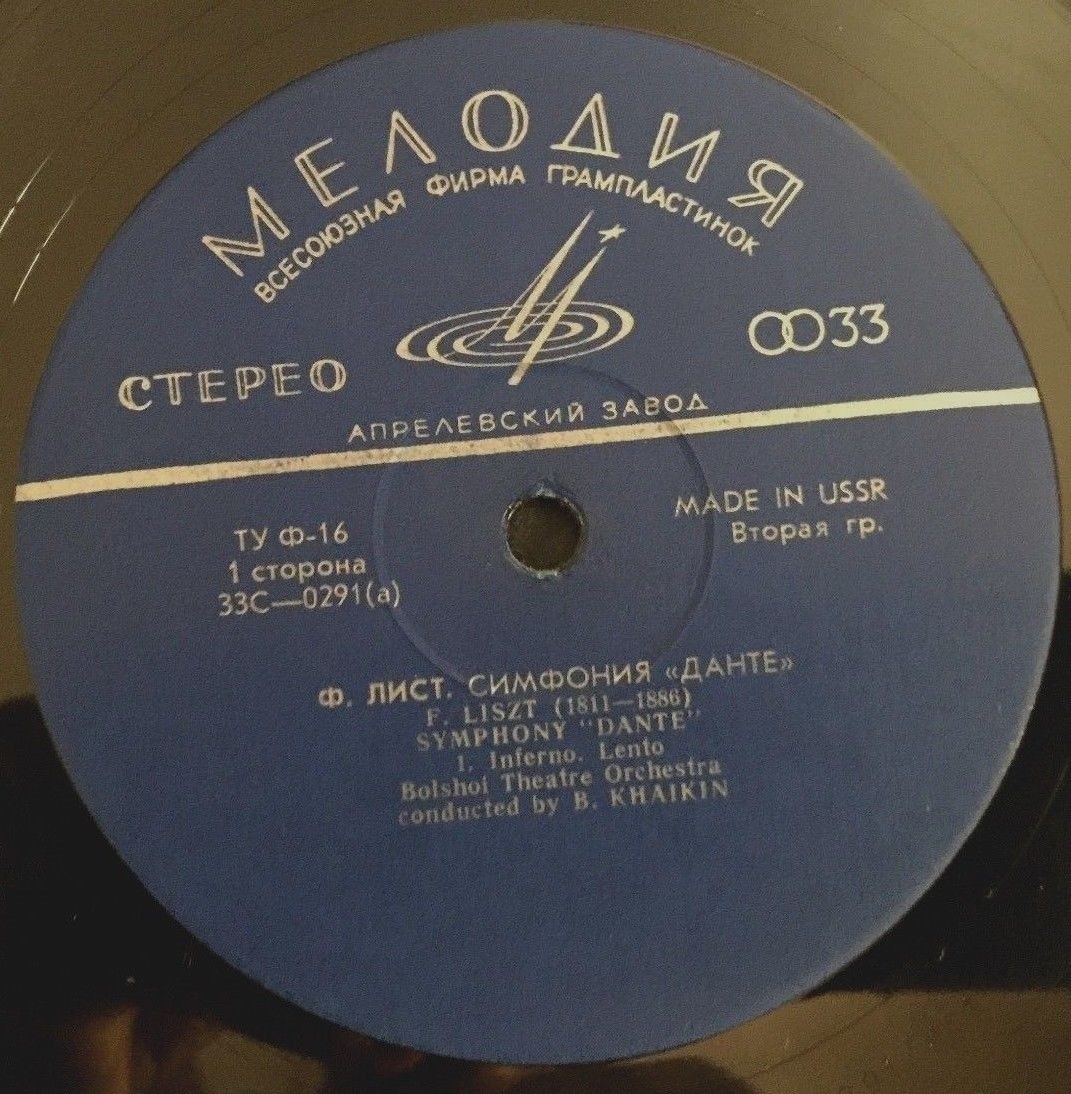 Ф. ЛИСТ (1811–1886). Симфония «Данте» (Б. Хайкин)