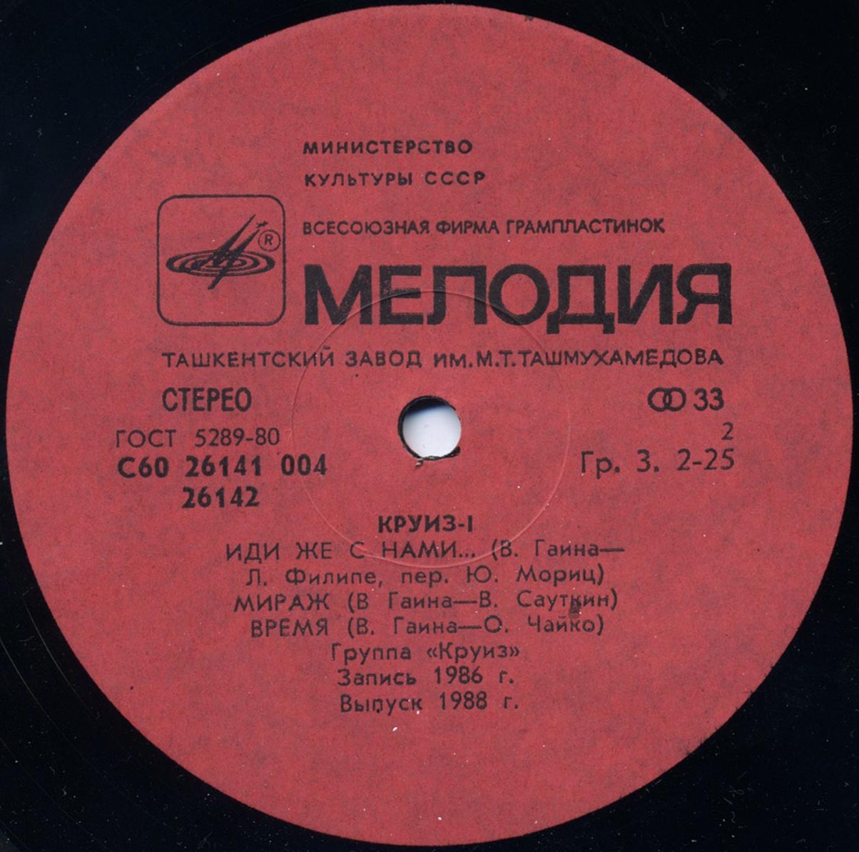 Рок-группа КРУИЗ: «Круиз-1»