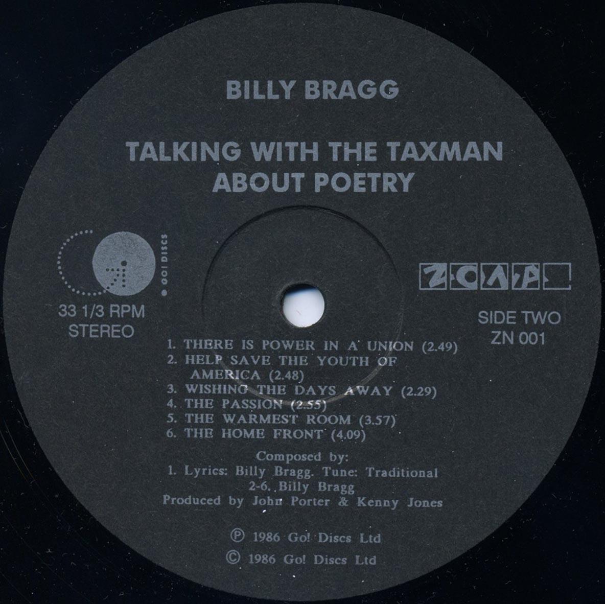 Billy Bragg. Talking With The Taxman About Poetry