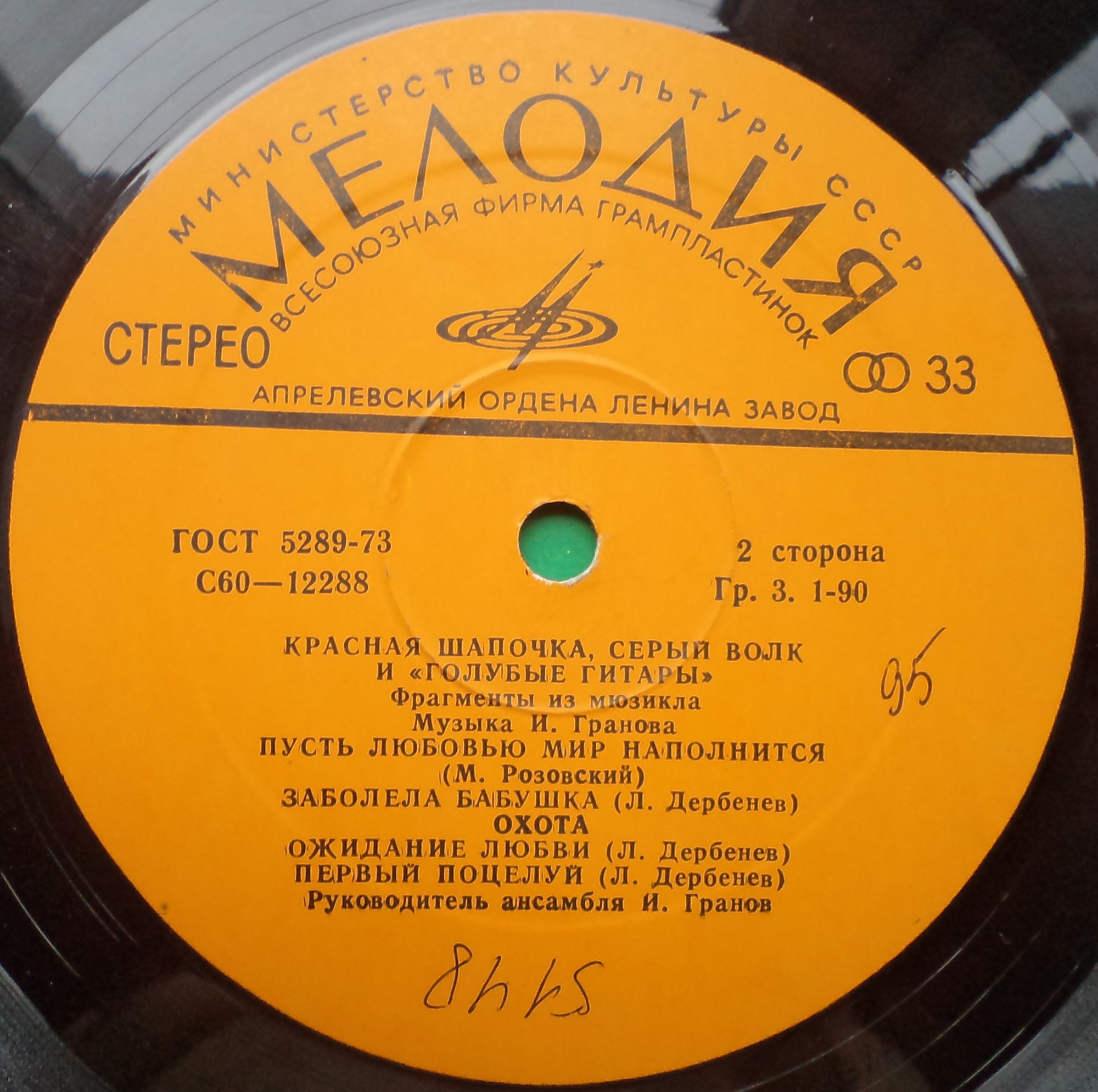 Красная Шапочка, Серый Волк и «Голубые гитары»