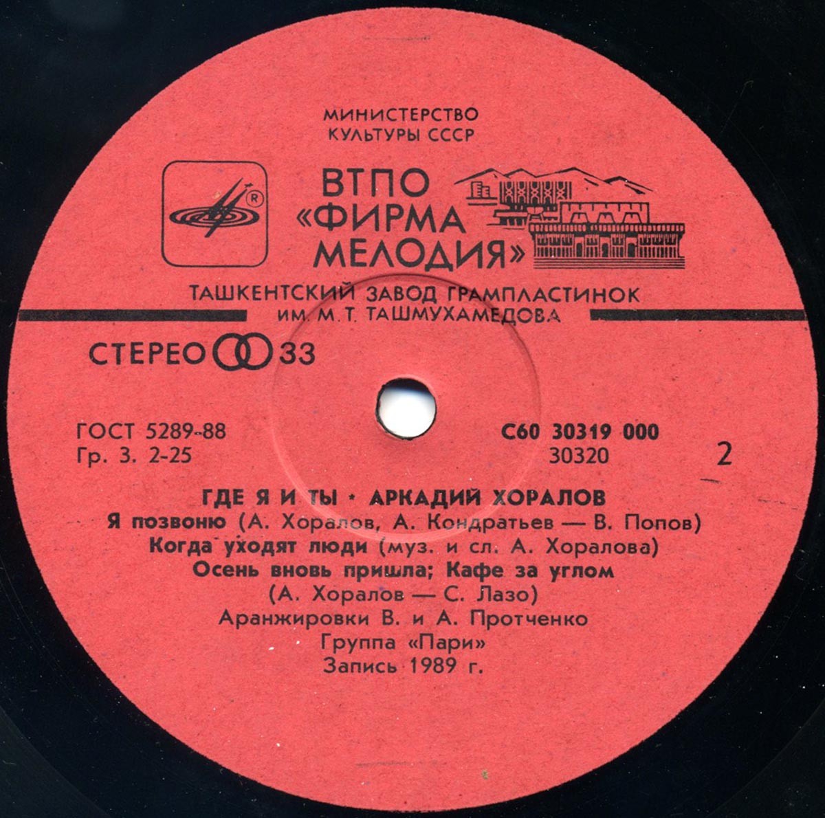 Аркадий ХОРАЛОВ. «Где я и ты»