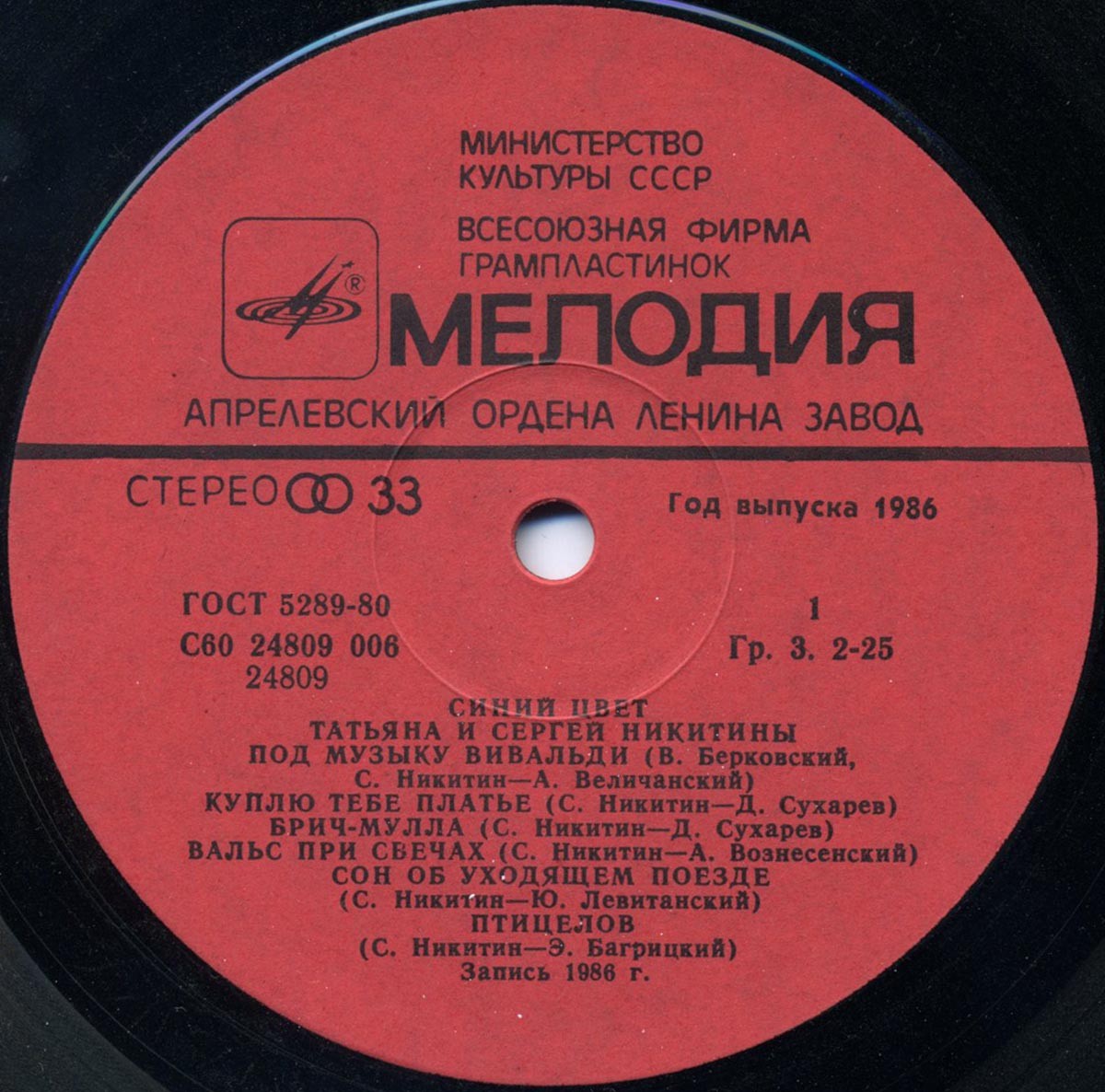 Татьяна и Сергей НИКИТИНЫ. "Синий цвет"