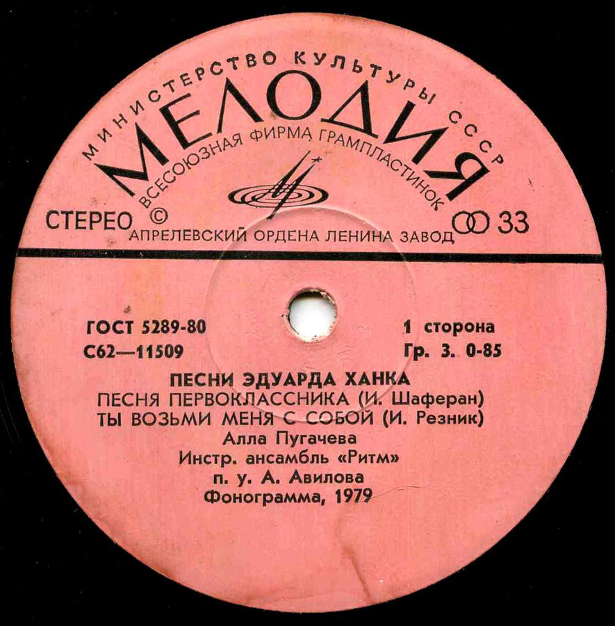 Песни Эдуарда Ханка