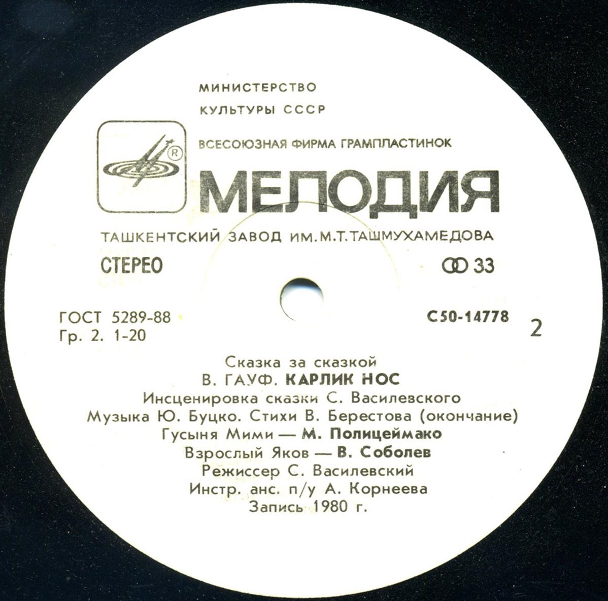 СКАЗКА ЗА СКАЗКОЙ: Карлик Нос, сказка В. Гауфа (инсценировка)