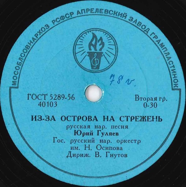 Из-за острова на стрежень // Песня бобыля; Хороводная