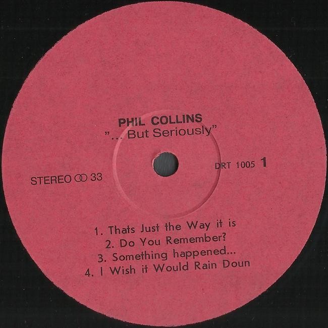 Phil COLLINS. …But Seriously