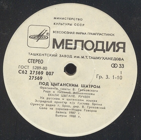 «Под цыганским шатром». Рада и Николай ВОЛШАНИНОВЫ