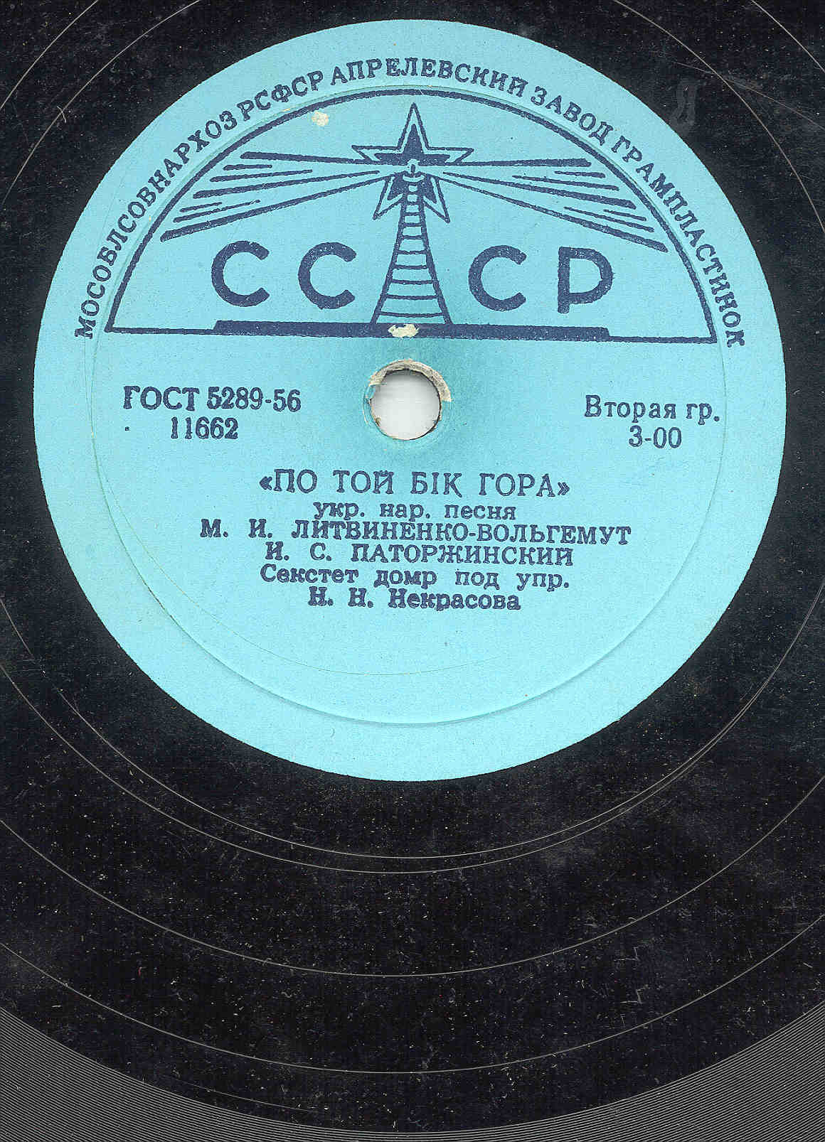 М. И. Литвиненко-Вольгемут и И. С. Паторжинский – Ой, хмелю / По той бiк гора