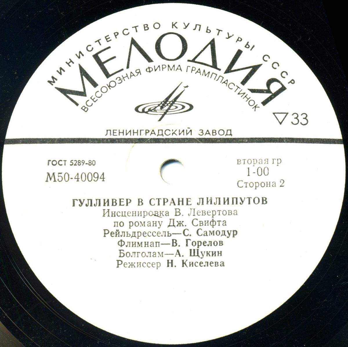 Гулливер в стране лилипутов. Инсценировка по роману Дж. Свифта