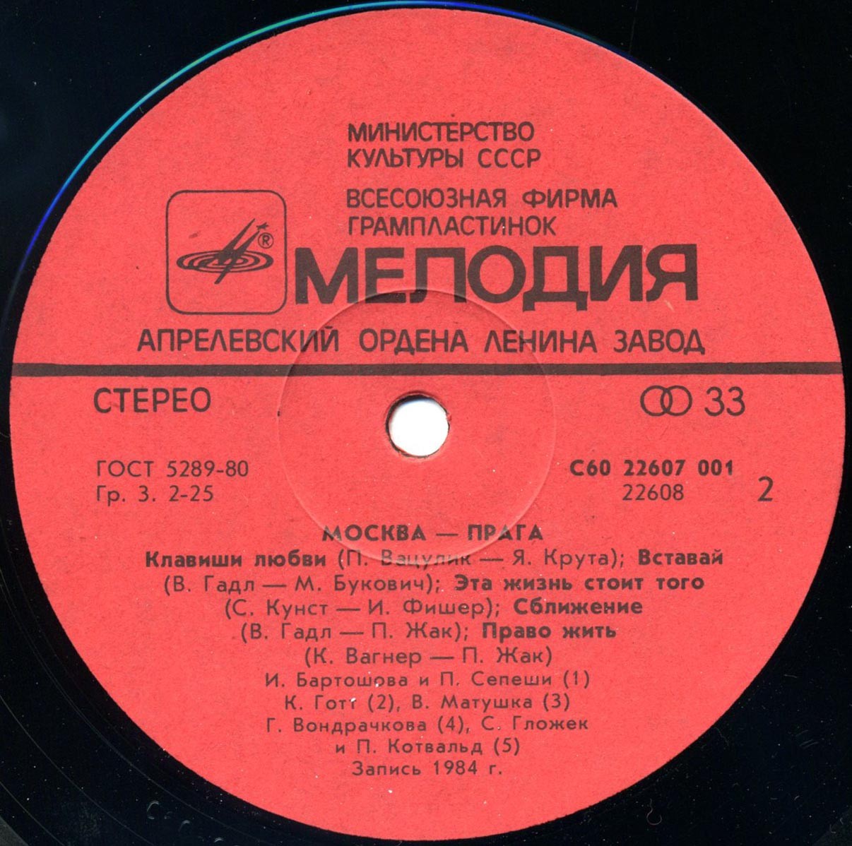 Москва - Прага 85