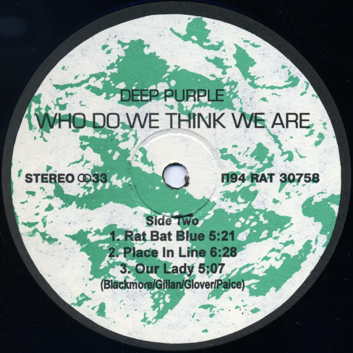 DEEP PURPLE. Who Do We Think We Are