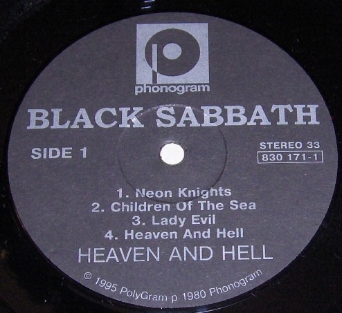 Black Sabbath — Heaven And Hell