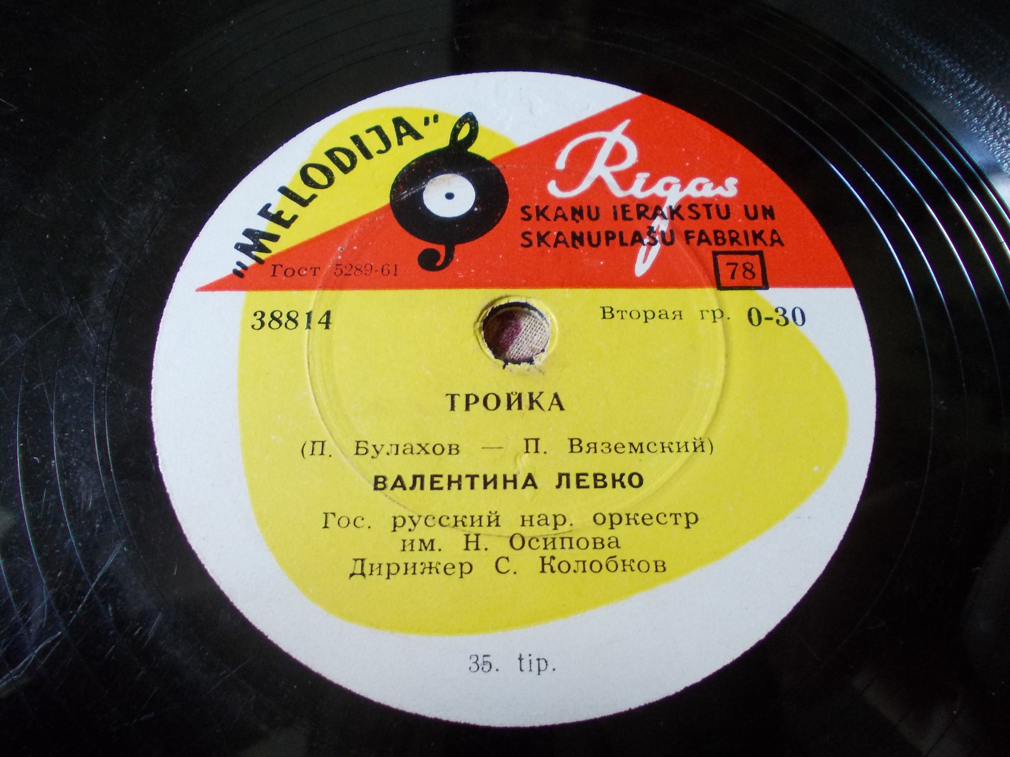 В. Левко - Позарастали стежки-дорожки / Тройка