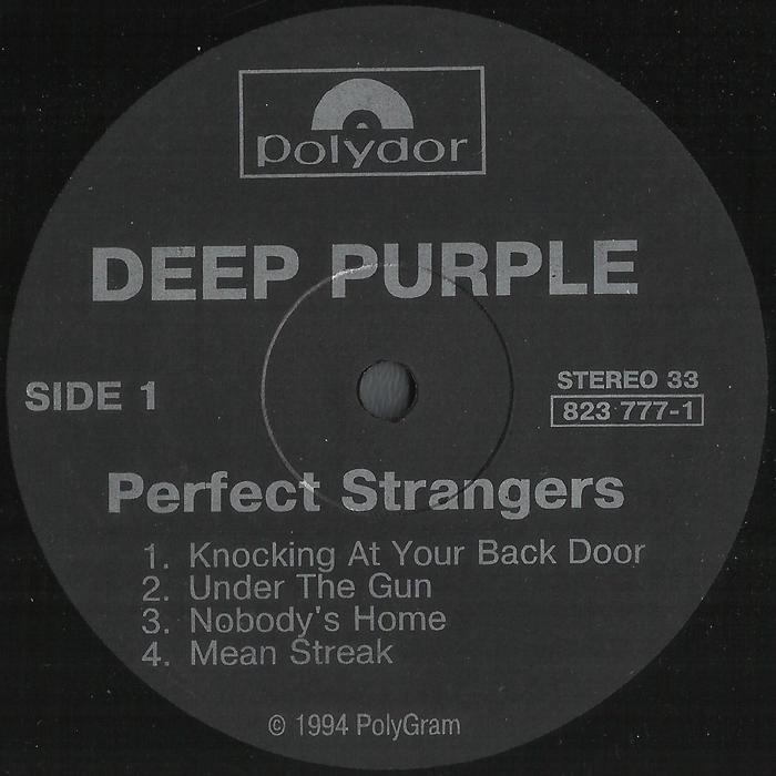 DEEP PURPLE. Perfect Strangers