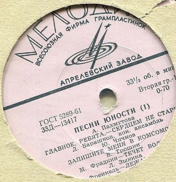 ПЕСНИ ЮНОСТИ (I серия)