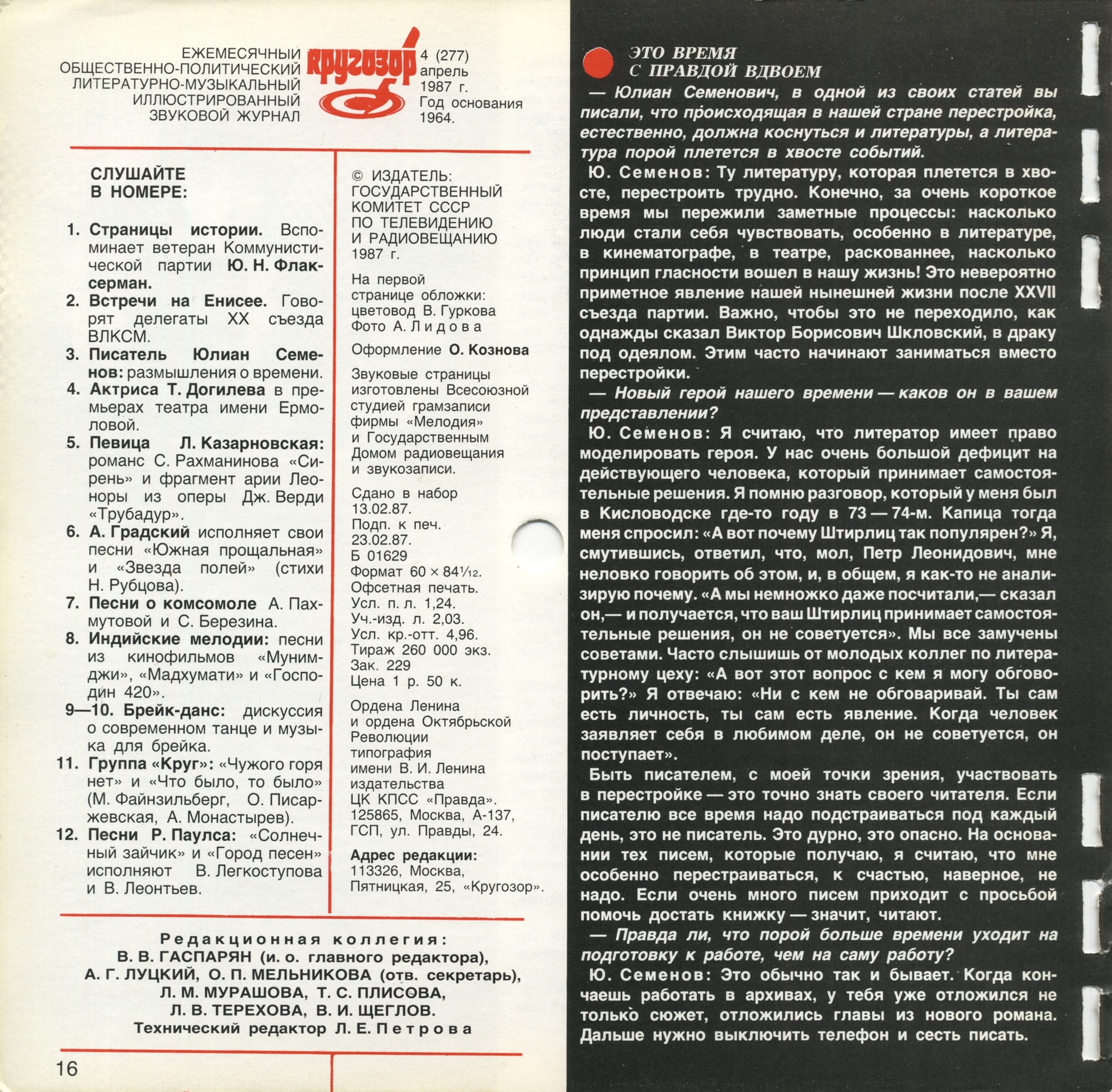 Кругозор 1987 №04