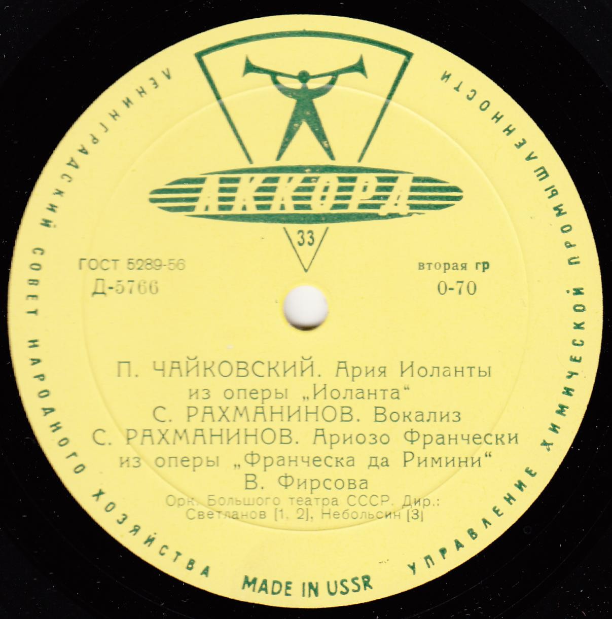 Вера ФИРСОВА (сопрано)