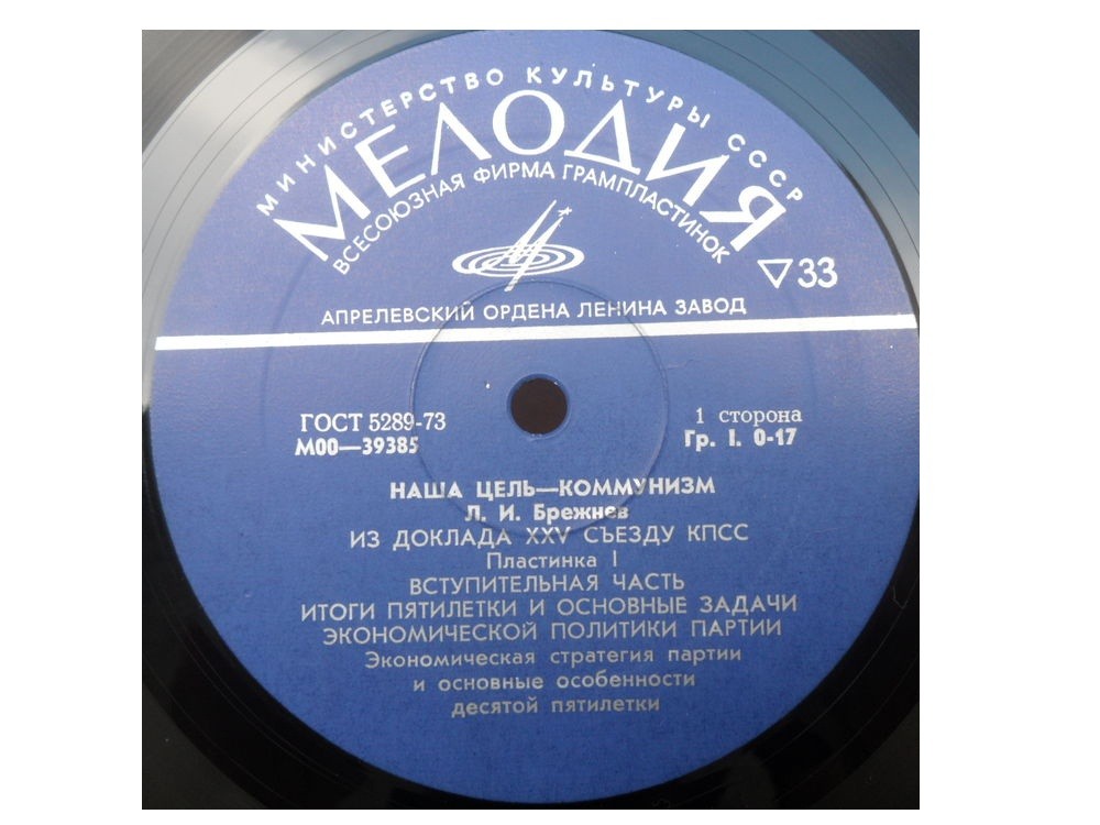 Л. И. Брежнев. "Наша цель — коммунизм"