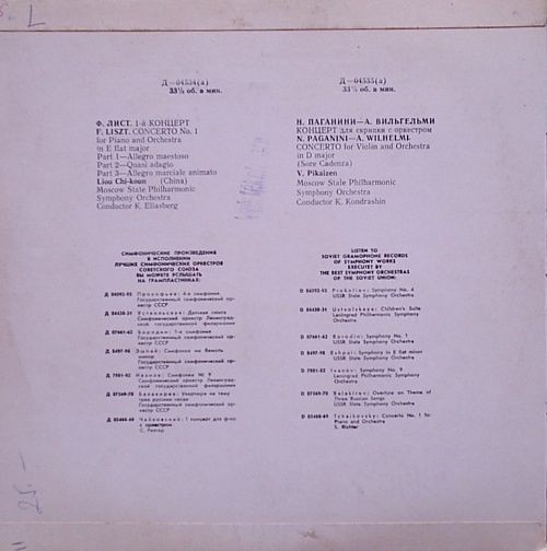 Ф. Лист, Н. Паганини—А. Вильгельми