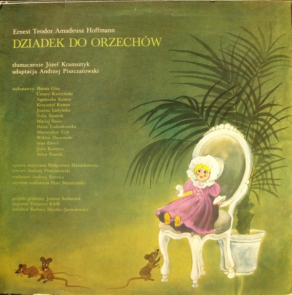 Ernest T.A. HOFFMAN: Dziadek do orzechów (Э.Г. Гофман "Щелкунчик": инсценировка) [по заказу польской фирмы TONPRESS]