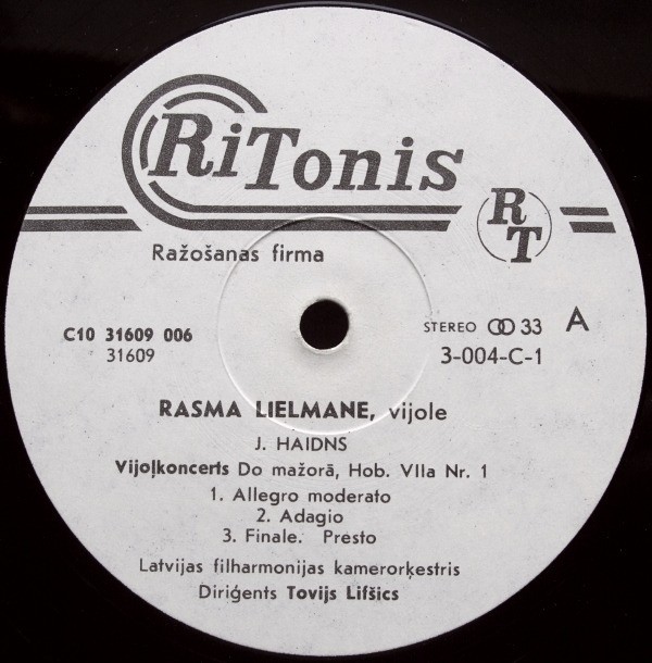 Rasma Lielmane, vijole