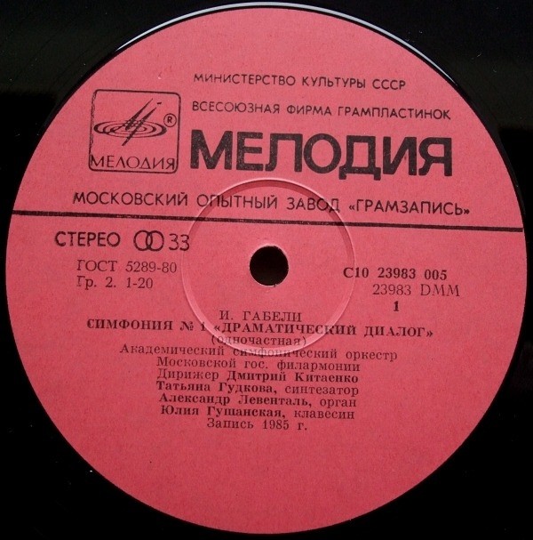 И. ГАБЕЛИ (1945)