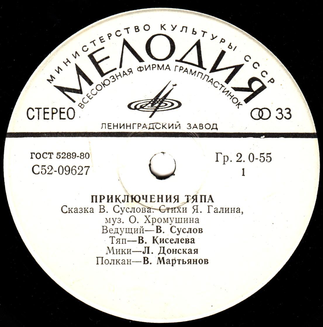 В.Суслов. Приключения Тяпа