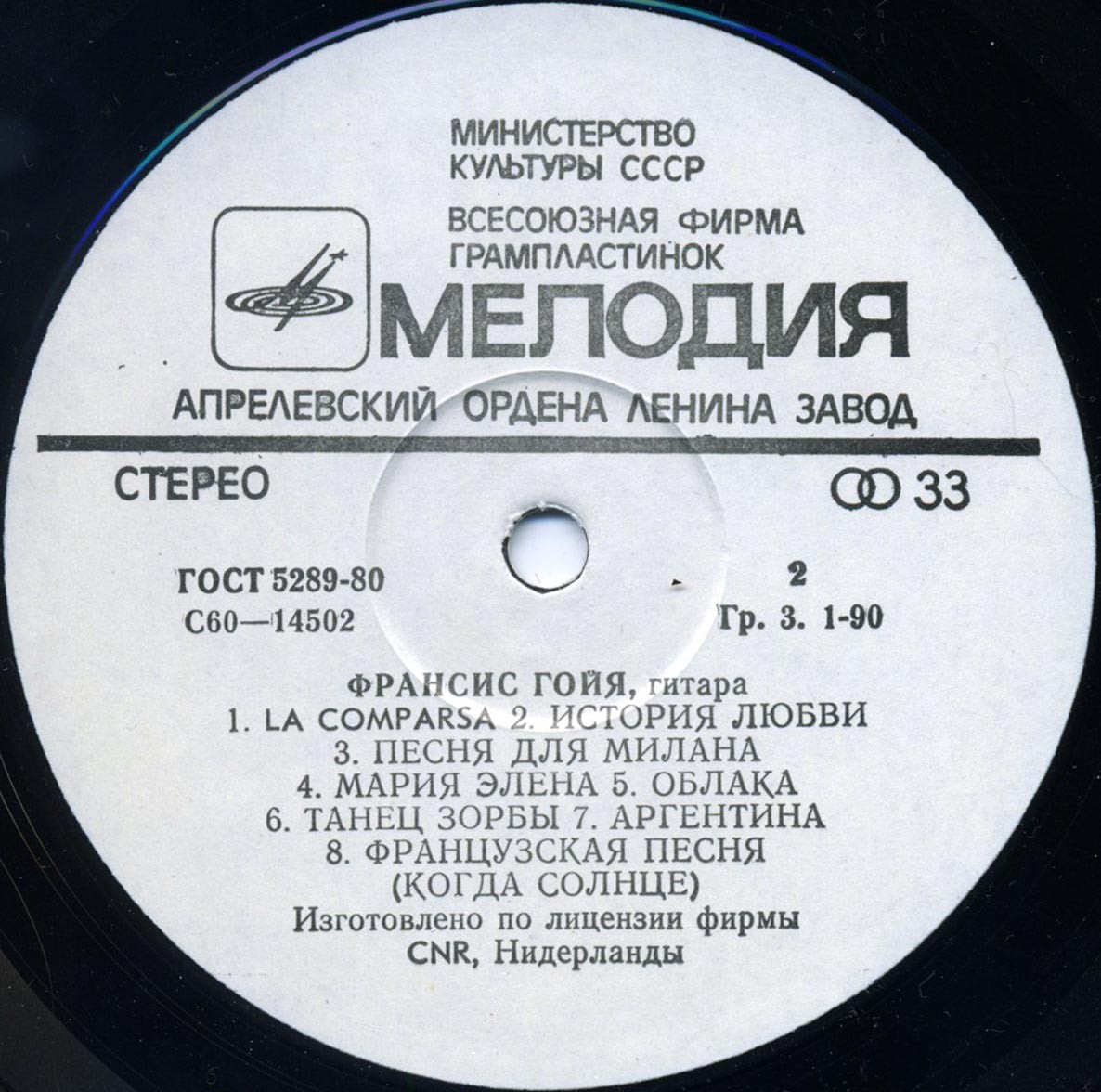Франсис ГОЙЯ, гитара
