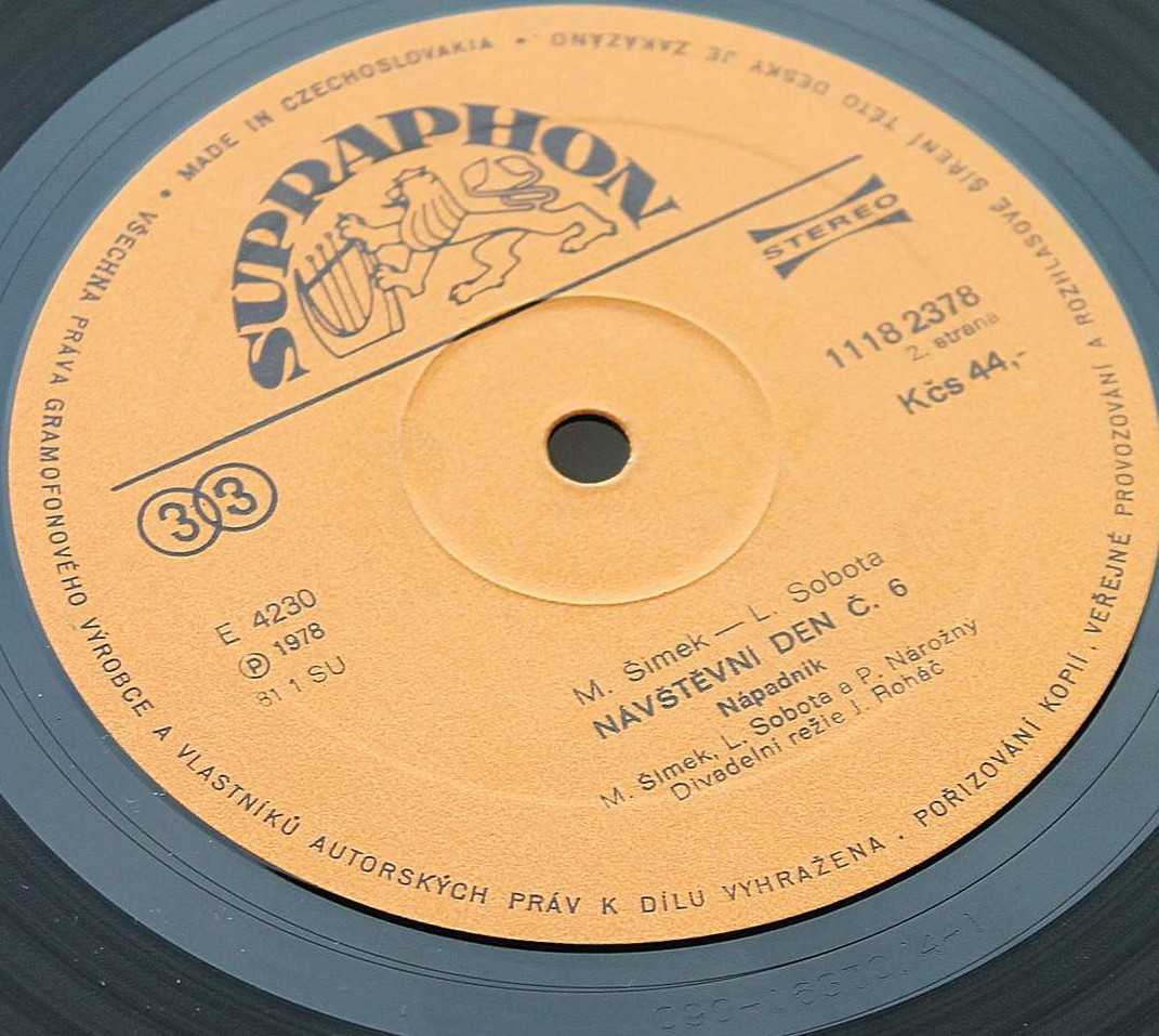 Miloslav Šimek a Luděk Sobota - Návštěvní den č. 6 [по заказу чешской фирмы SUPRAPHON 1118 2378]