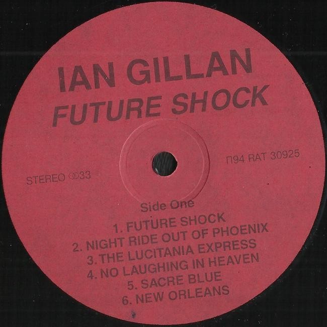 IAN GILLAN «Future Shock»