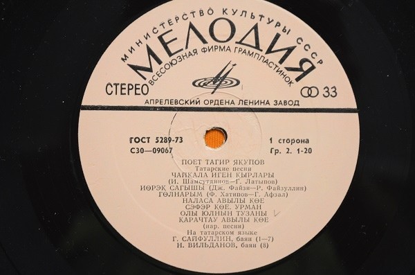 Тагир ЯКУПОВ: «Поёт Тагир Якупов»