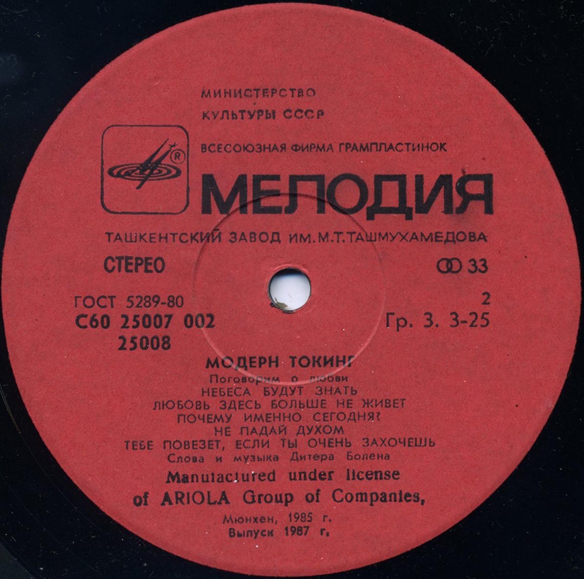 МОДЕРН ТОКИНГ «Поговорим о любви»