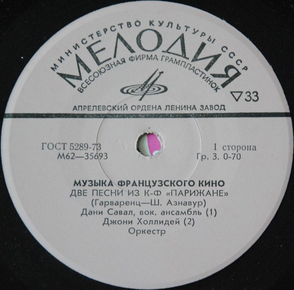 Музыка французского кино