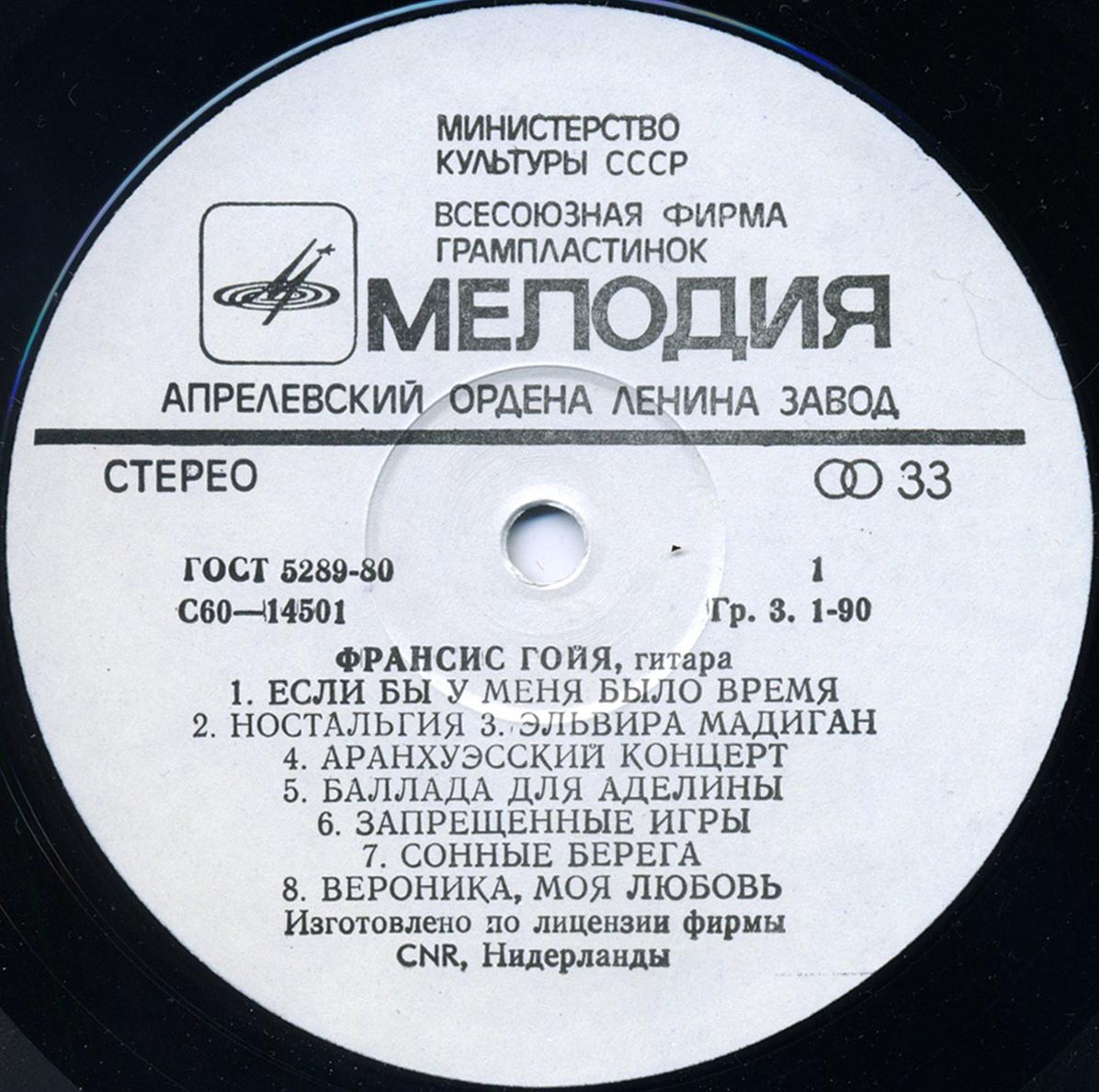 Франсис ГОЙЯ, гитара