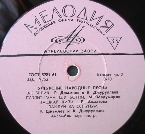 Уйгурские народные песни и мелодии