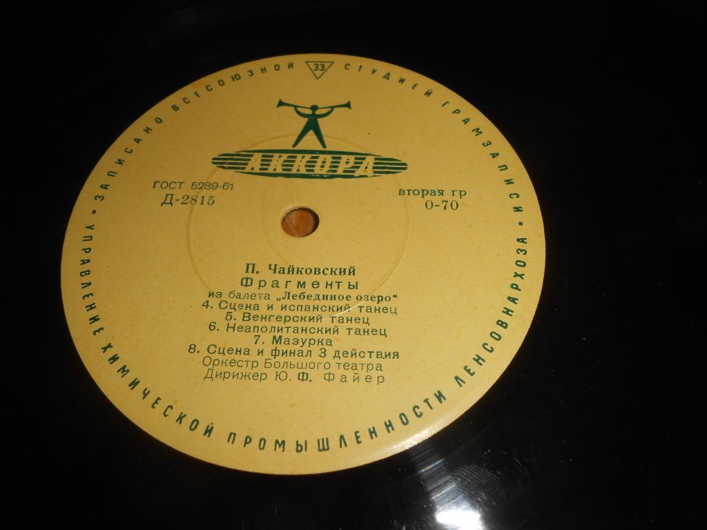 П. Чайковский: Фрагменты из балета «Лебединое озеро» (Ю. Файер)