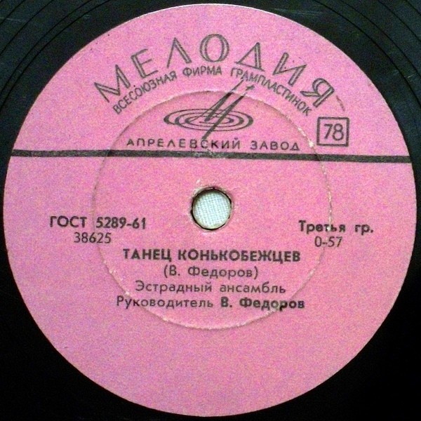 Эстрадный ансамбль. Руководитель В. ФЕДОРОВ