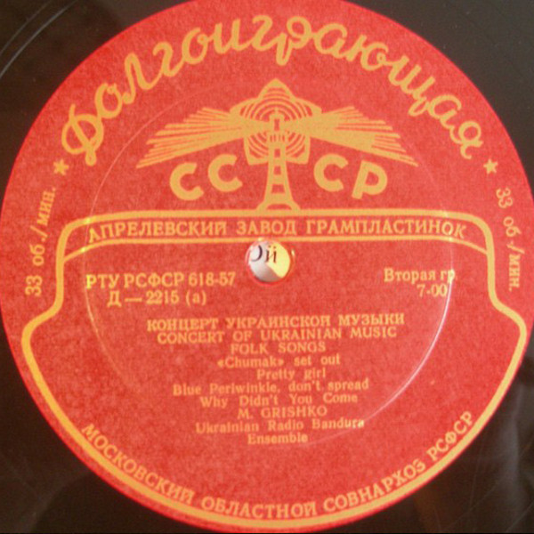 Концерт Украинской музыки . Украинские народные песни