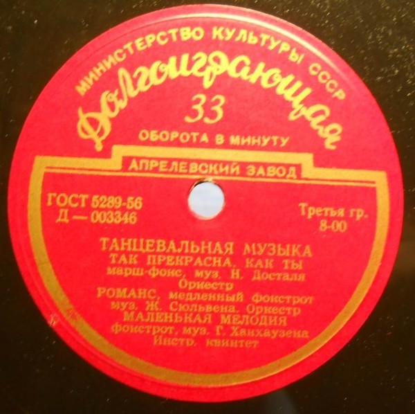 Танцевальная музыка в исполнении немецких оркестров (ГДР)