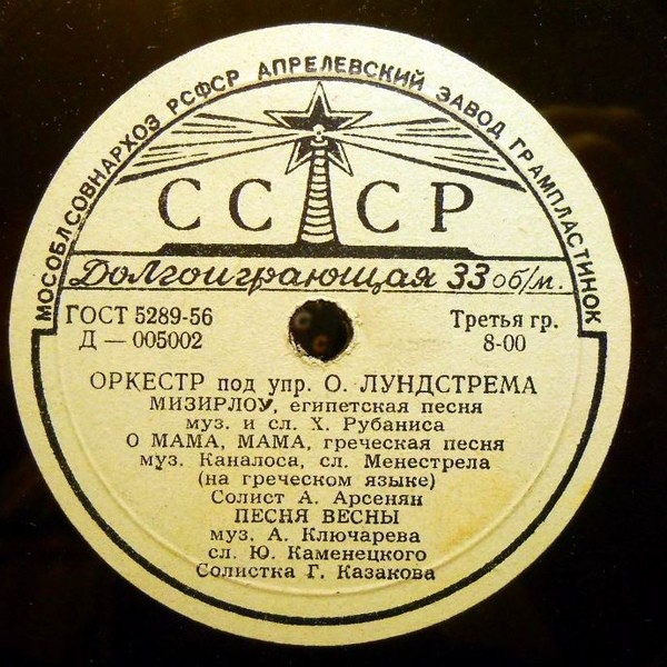 Эстрадный оркестр п/у О. Лундстрема