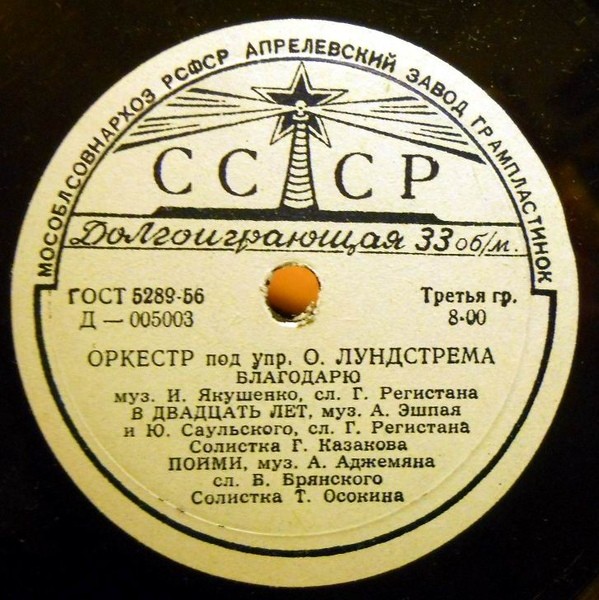 Эстрадный оркестр п/у О. Лундстрема