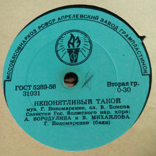 Ой, люли / Непонятливый такой