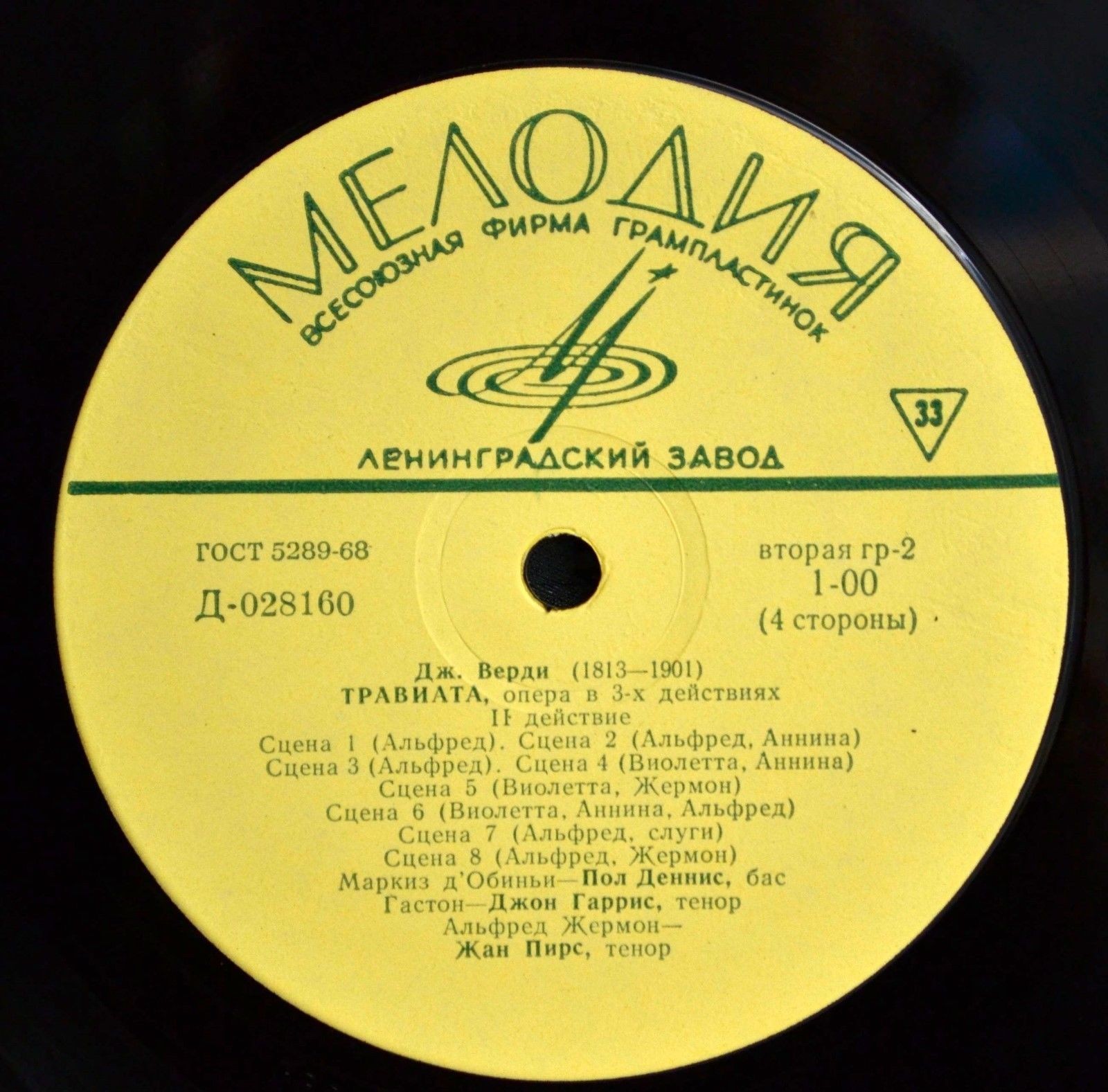 Дж. Верди. «Травиата» (опера) (Артуро Тосканини)