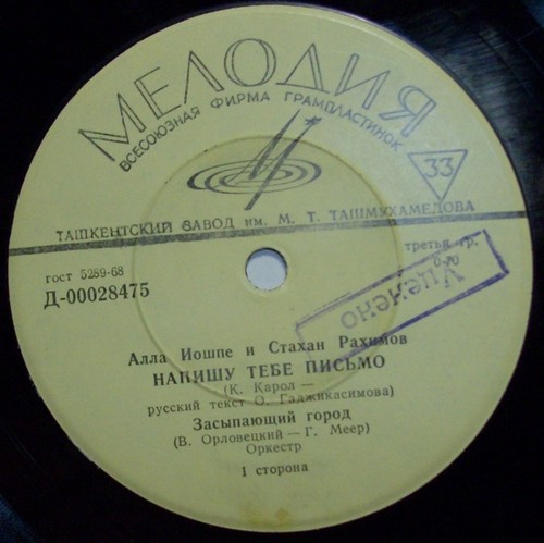 Алла ИОШПЕ и Стахан РАХИМОВ