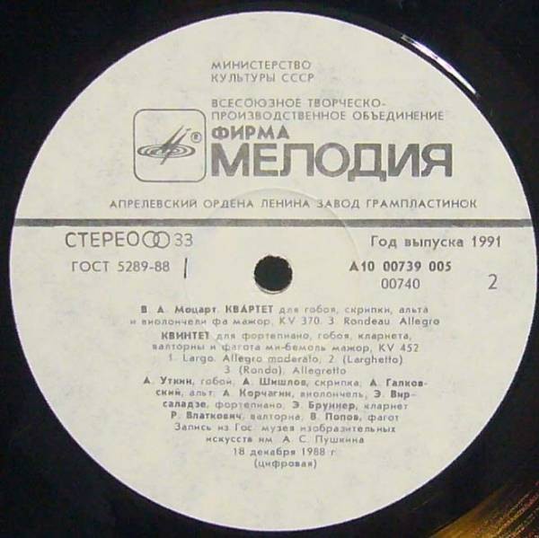 В. А. МОЦАРТ
