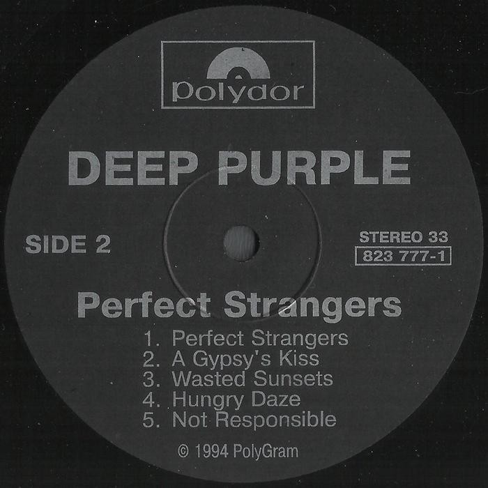 DEEP PURPLE. Perfect Strangers