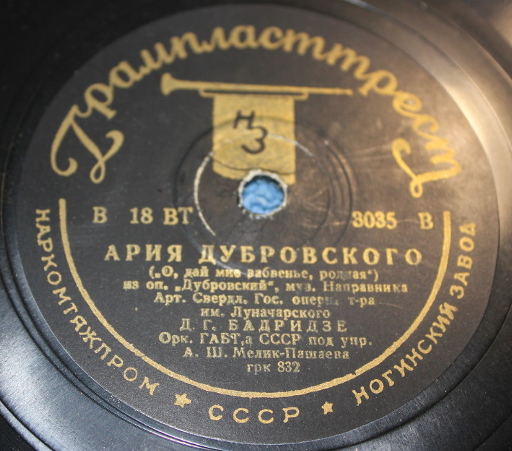 Д. Бадридзе (тенор) — Ария Вертера / Ария Дубровского